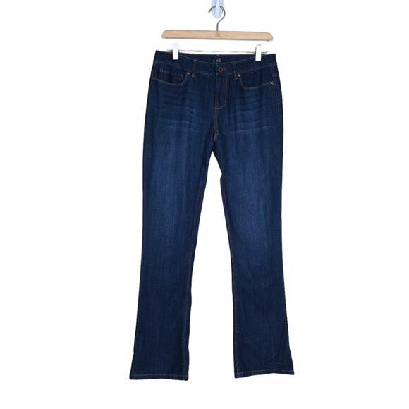 J. Jill Womens 4 Authentic Fit Slim Boot Cut Jeans - Picture 1 of 12